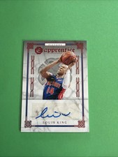 2020-21 Chronicles Louis King Apprentice Signatures Red Auto #AP-LK1 Kings Rare