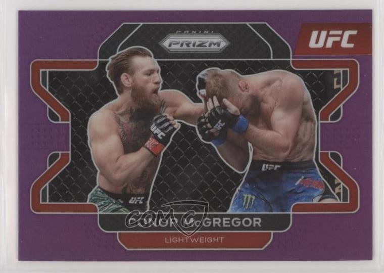 2022 Panini Prizm UFC Purple Prizm 12/149 Conor McGregor #39 0b5q