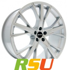 GMP Gunner silver 9x22" ET40 LK5 108 ML 63.4 Alufelgen 22 Zoll