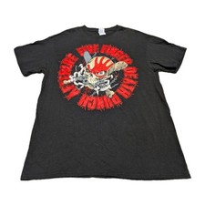 Five Finger Death Punch USA Tour 2022 Short Sleeve T Shirt Men's L Black