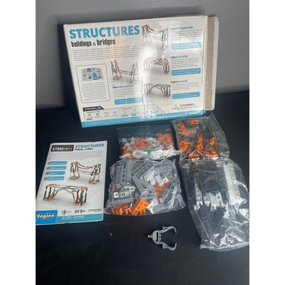 Engino Discovering STEM Structures Buildings & Bridges 9 Model Construction Set