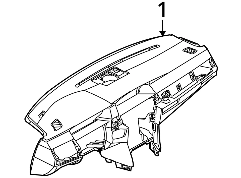 Dash Panel Without Head-up Display Fits 06-10 BMW M5 1684169 — 第 4/4 张图片