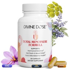 DIVINE DOSE Total Menopause Formula 17-in-1 Supplement - 60 Capsules