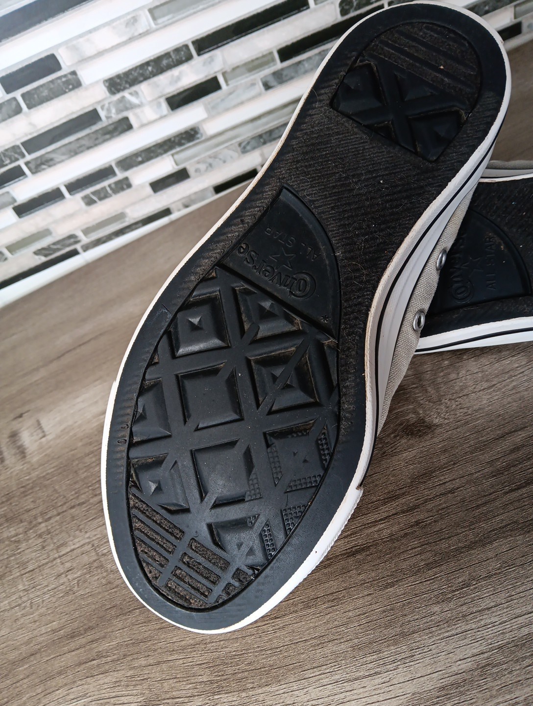 Converse Chuck Taylor All Star 7M Peace Out double tongue Sneakers Lace-Up Shoes thumbnail 8