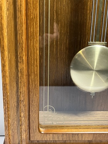 Bulova Manorcourt Westminster Whittington Clock-Golden Oak-2011 Model 24.5" EC! - Picture 13 of 22