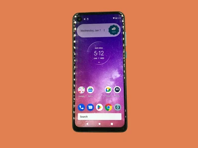 Motorola One Vision 128 Go Bleu Smartphone Caméra Défectueuse Verre Fêlé - Photo 1/4