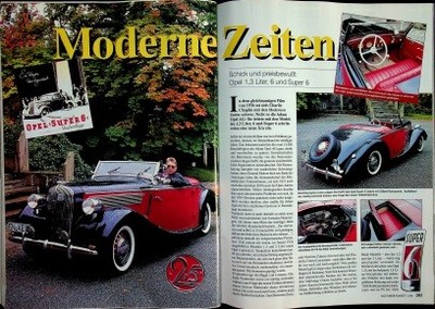 Oldtimer Markt 11/1995 Modellreport Opel 1,3 2,0 Liter und Super 6 - ein interes
