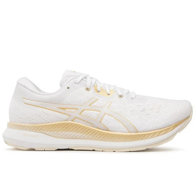Asics EvoRide Herren Running Walking White Pure Gold UK:10,5 EU:46 US:11,5 / 29,CM