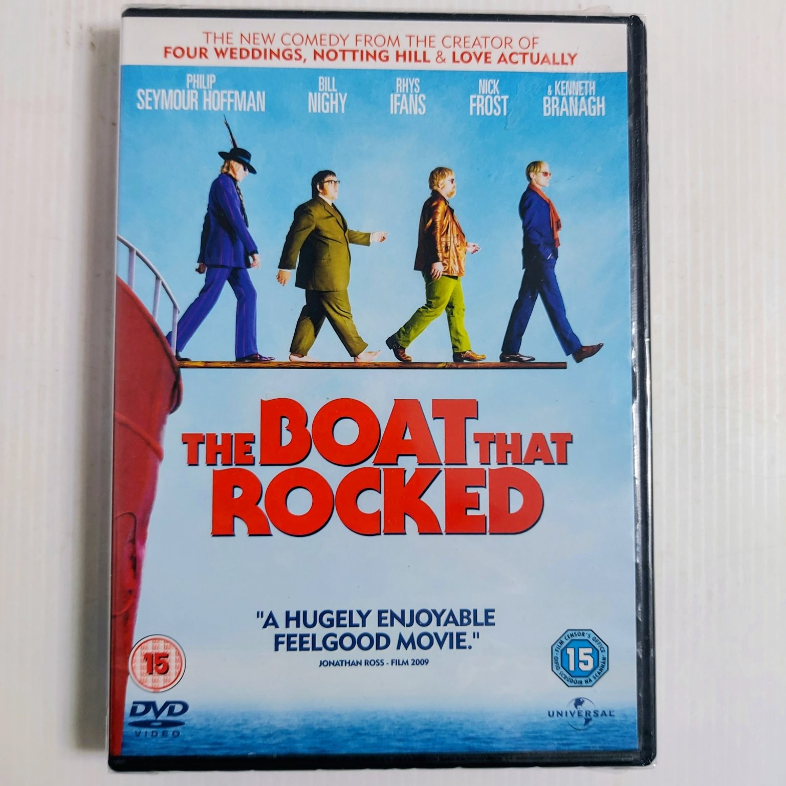 The Boat That Rocked DVD 2009 Philip Seymour Hoffman Bill Nighy Richard Curtis