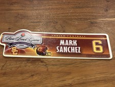 Mark Sanchez Game Used Locker Room Nameplate Jersey USC TROJANS Rose bowl