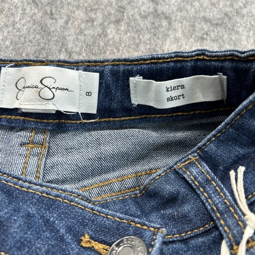 NWT Jessica Simpson Kiera Skort Girl's 8 Medium Wash Denim Jean - Picture 4 of 10