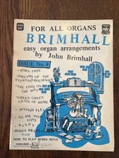 Lot of 6 Organ Books - Vintage Pop and Hymns Favorites - Easy Play to Moderate