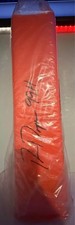 Ron Dayne WISCONSIN Signed Orange Endzone Pylon w/99H - SCHWARTZ COA