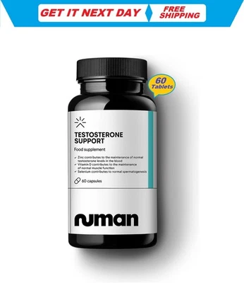 Numan Testosterone Support - Maca Root, Tribulus Terrestris, Zinc, Ginseng