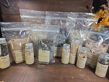 Bath Tea/Bath Shots- Dead Sea Salts With Botanicals And Essential Oils-HUGE bags