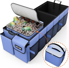 HOTOR Trunk Organizer, Sturdy Foldable with Cooler for Car, Sudan  SUV  Car Or