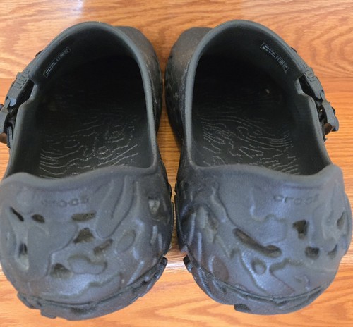 CROCS Men’s ALL-TERRAIN ATLAS CLOGS Sz. (M-10) 208391-060 BLACK - Picture 5 of 8