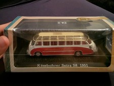 Atlas - Verlag DDR Auto 1:72 Modell Bus Kässbohrer Setra S8 1951, Eingeschweißt!