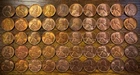 1938 Lincoln Wheat Cent Mostly Red Uncirculated Roll Of 50 Coins