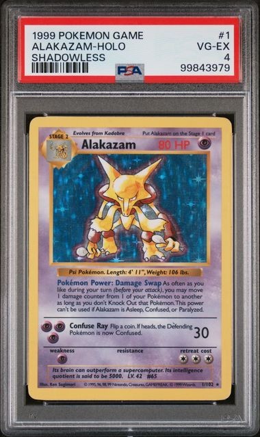 英語版初期　ポケモンカード　Alakazam shadowless holo 英語版初期 ポケモンカード Alakazam shadowless holo Alakazam