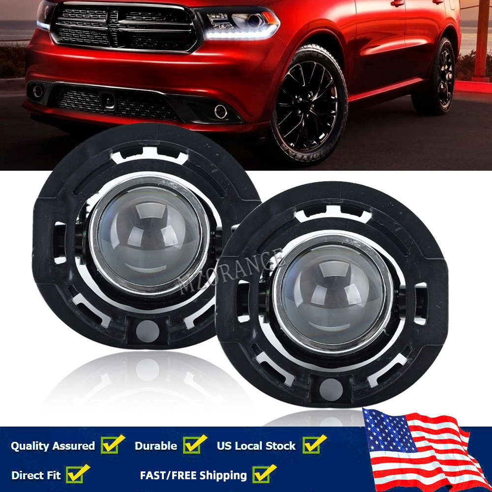 For Dodge Challenger Durango 2015-2021 Pair Front Bumper Fog Lamp Driving Light