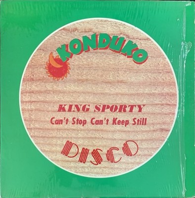 KING SPORTY Can't Stop, Can't Keep Still 12'' disco reggae SHRINK
