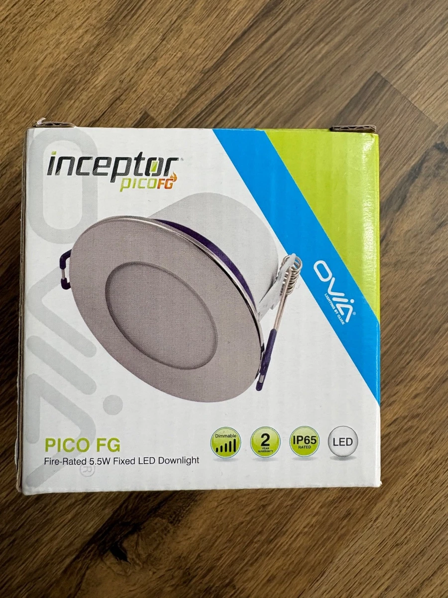 Ovia Inceptor PicoFG Fuego Clasificado 5.5w LED Regulable IP65 Fijo - Cromo
