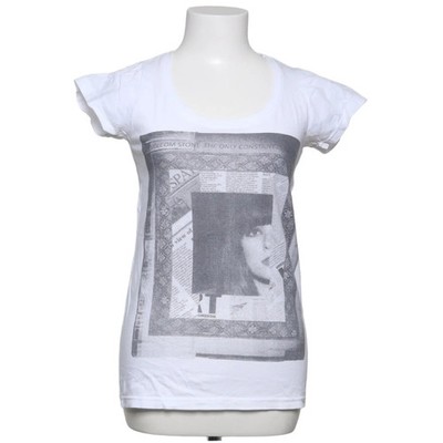 Volcom, T-shirt, Größe: S, Weiß/Schwarz, Baumwolle, Print, Damen #HqY