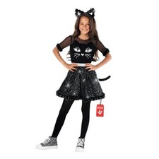 , Black Cat Costume Girls, Cat Costume, Halloween Costumes for Kids - 4-6 Years