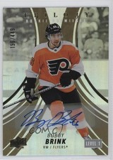 2022 Upper Deck Trilogy Rookie Premieres Gold 159/449 Bobby Brink #131 Auto 1q2