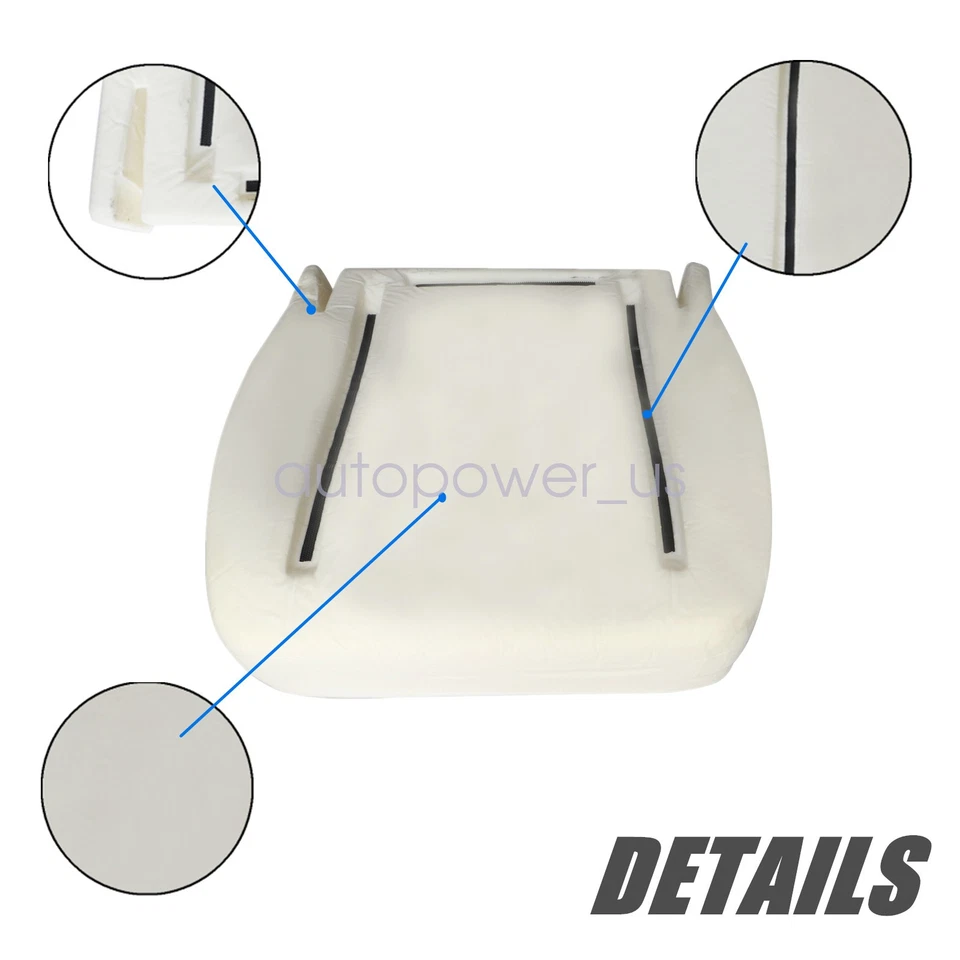 For 2003-2014 Chevy Express & GMC Savana Driver Bottom Seat Cover + Foam Cushion Foto 4 de 4