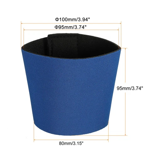 NEW Neoprene insulated reusable coffee cup sleeve for 12oz-24oz blue - Picture 2 of 6