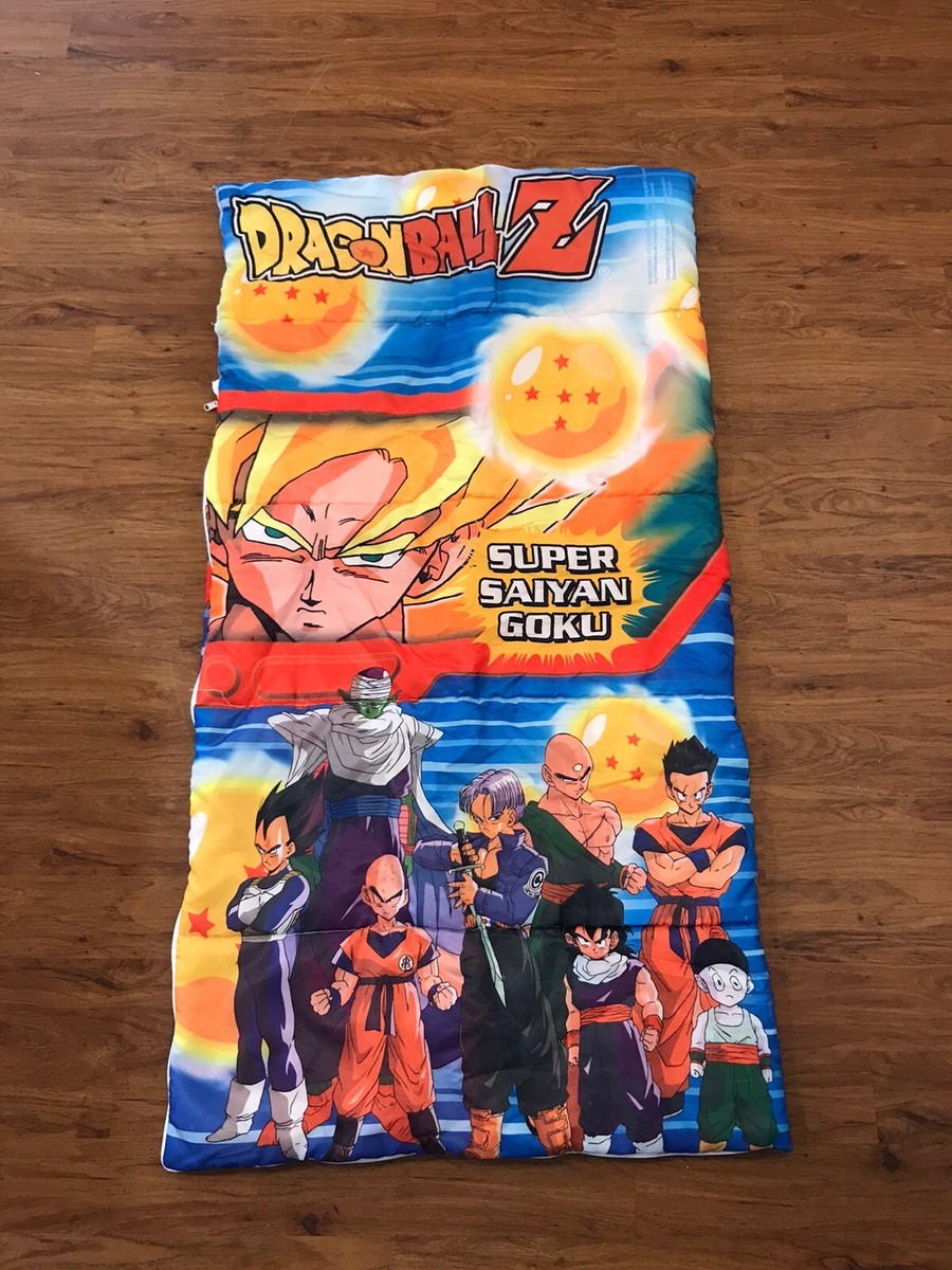 Vintage Dragon Ball Z Sleeping Bag Super Saiyan Goku Japanese