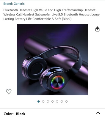 B39 wireless headset. Purchased on Amazon, originally $159