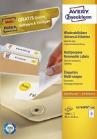 Avery Zweckform® L4743REV-100 L4743REV-100 Universal-Etiketten - 99,1 X 42,3 Mm,