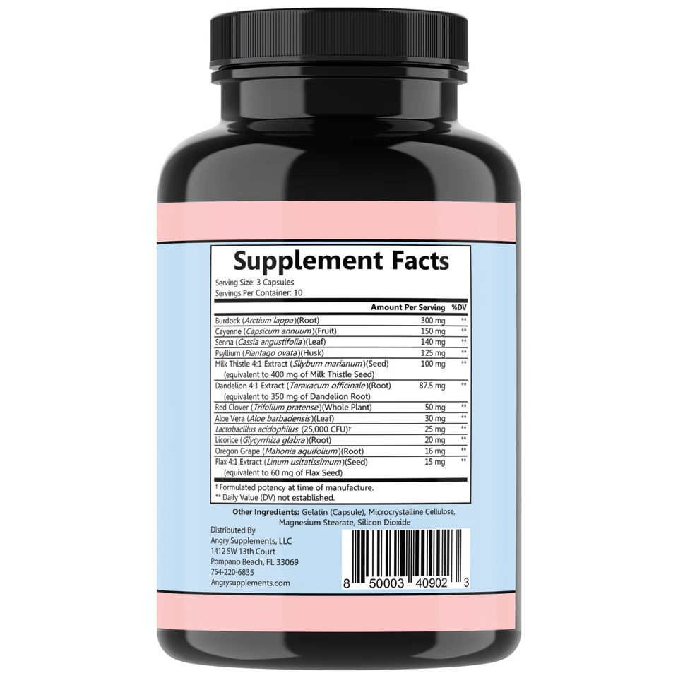 Super Detox and Cleanse 10 días feliz colon pérdida de peso desintoxicación, más salud paquete de 3 Foto 4 de 4
