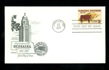 US FDC #1328 Artmaster M-4 1967 Lincoln NE Nebraska Statehood Centennial