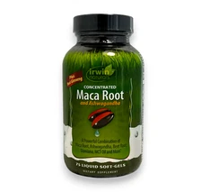 Irwin Naturals Concentrated Maca Root and Ashwagandha Dietary Supplement (75)