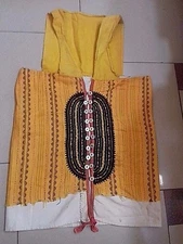 VINTAGE OLD ALBANIAN WOMEN TRADITIONAL WAIST COAT-FOLK-JELEK-MATI AREA-60YEAR