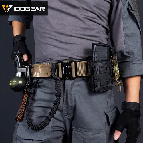 IDOGEAR 2" Taktischer Gürtel Schnellspanner Metallschnalle Laser MOLLE Herren Gürtel tarnfarben - Bild 5 von 21