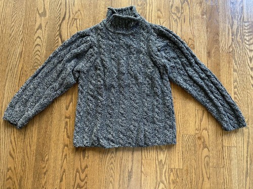 Inis Meain women's turtleneck cableknit 