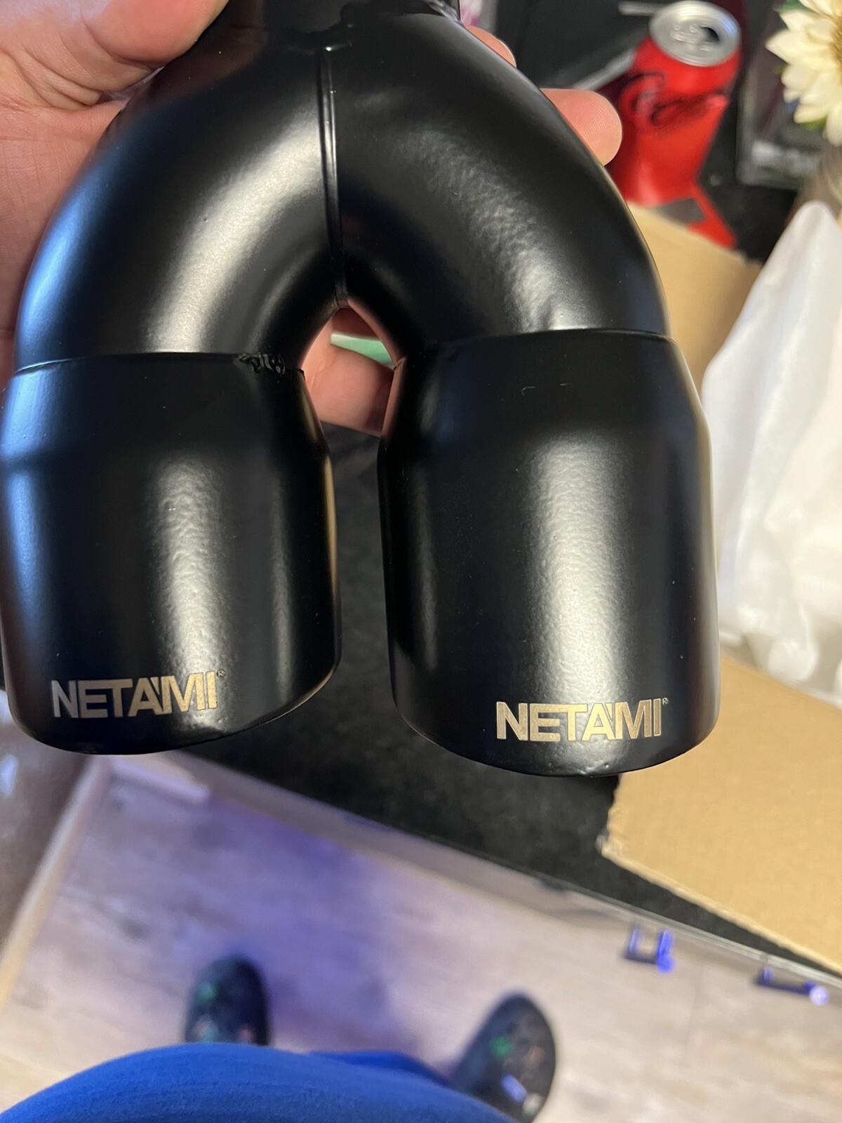 NETAMI 2.25” Inlet to 3” quad staggered Outlet Stainless Steel Exhaust