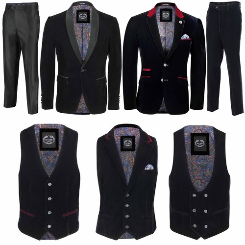 Velvet Tuxedo - Mens Velvet Blazer - Velvet Sport Coat - Three Quarter Length Burgundy main image 1