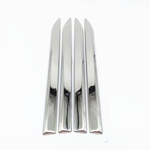 4Pcs Car Front Side Fender Cover Chrome Door Dagger Emblem Trim Accessories - Afbeelding 13 van 16