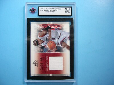 2002/03 UPPER DECK SP GAME USED BASKETBALL 68 ALLEN IVERSON JERSEY
