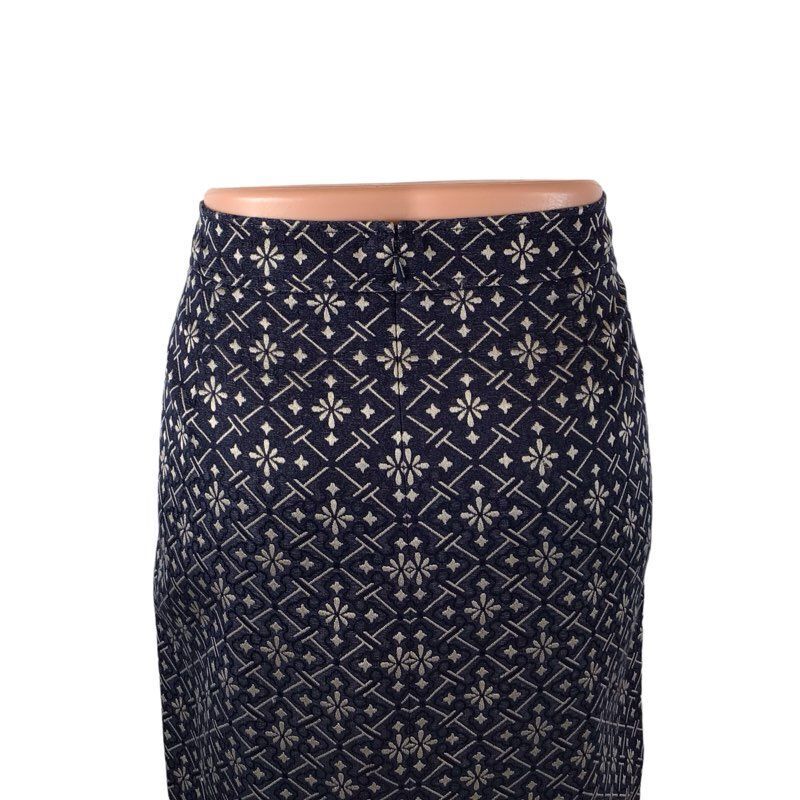 DKNY Blue & Beige Skirt - Size 8 - image 5