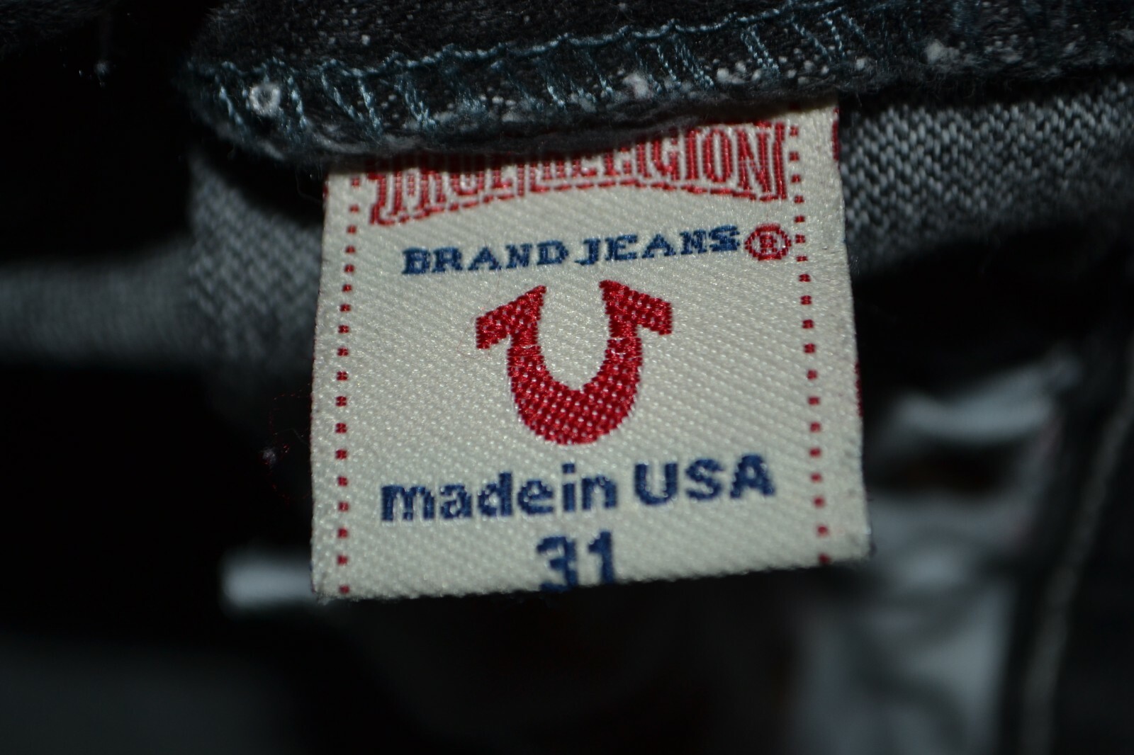 True Religion Women's Bobby Big T Bootcut Rainbow Gray Jeans Sz 31x32 thumbnail 9