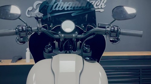 Carenado deportivo Wicked Orange Pearl para Harley Street Bob 18+ y Low Rider/S - Vídeo 1 de 1