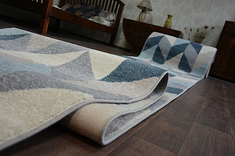 Tapis Couloir NORDIC Bleu Sapin 60/70/80/100 cm Large Maschinell - Photo 4/4