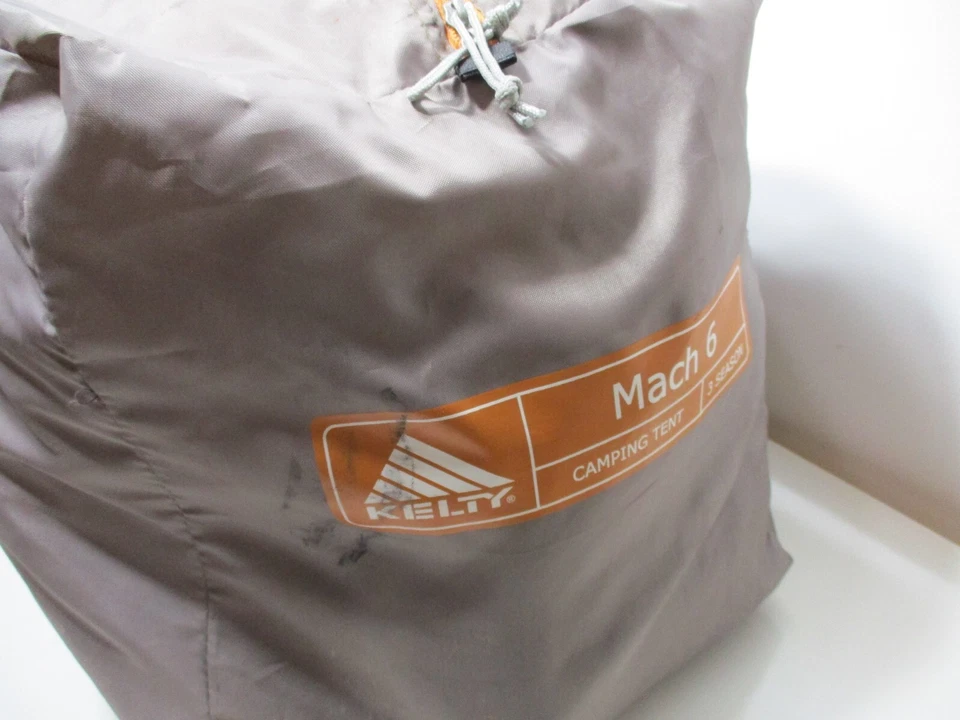 Tienda de campaña Kelty Mach 6 3 temporadas 6 personas tubo de aire poste tienda completa con bomba Foto 3 de 4